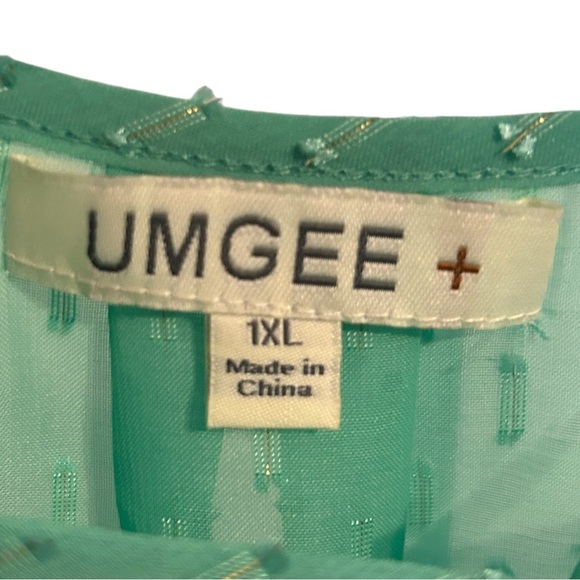 UmGee sheer boho top EUC size 1XL - Picture 2 of 8